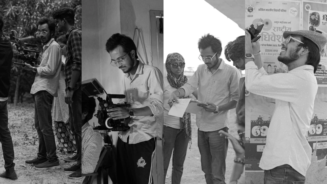 Cinematography and photography training with professional camera